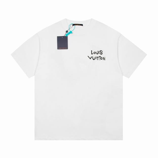 Dl96 High quality Dlv Louis Vuitton 25Ss instrument short sleeves, made of pure