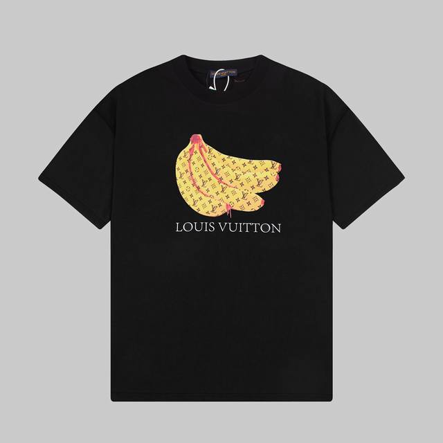 Dl73 Dlv Dlouis Vuitton Louis Vuitton 24Ss yellow banana pattern printed short-s
