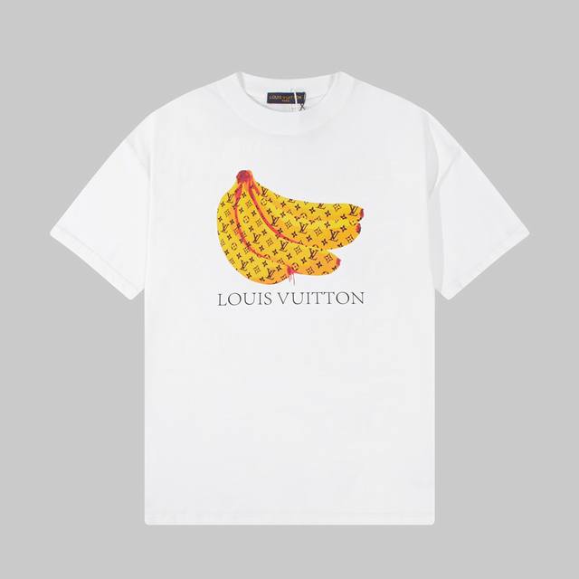 Dl73 Dlv Dlouis Vuitton Louis Vuitton 24Ss yellow banana pattern printed short-s