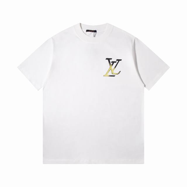 Dl57 Dlv Louis Vuitton Ss25 latest painted graffiti collar short sleeves High qu