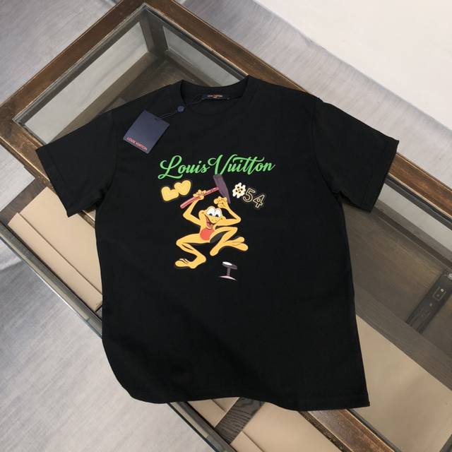 Dl05 Dlouis Vuitton Dlv Louis Vuitton 25Ss new summer round neck short sleeve T-