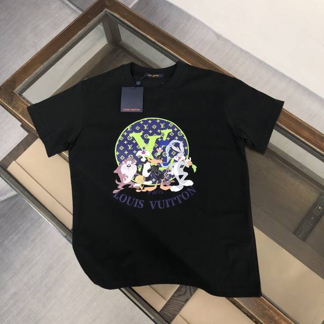 Dl04 Dlouis Vuitton Dlv Louis Vuitton 25Ss new summer round neck short sleeve T-