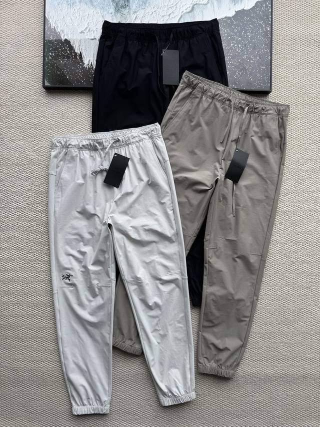 Arc'teryx Men's Summer Outdoor Quick-Drying Drawstring Pants Classic embroidered