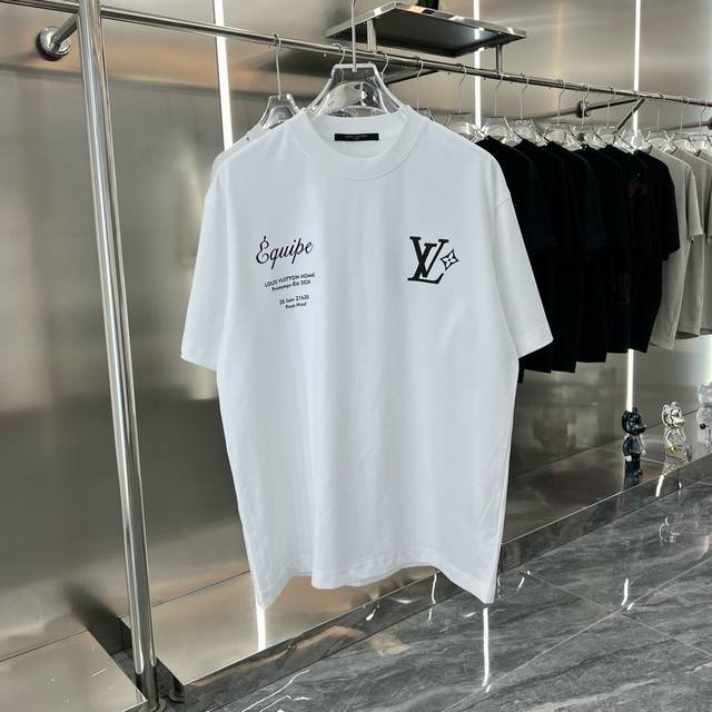 New model number: Vd155 Louis Vuitton 24Ss Logo pattern printed classic short-s
