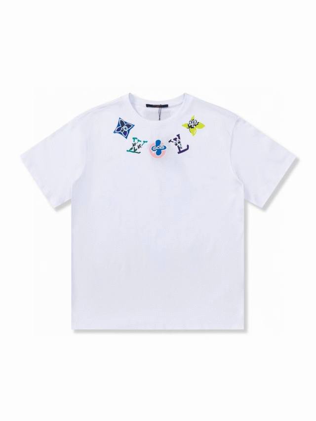 New model number: Vd133 Louisvuitton necklace printed T-shirt short sleeves Hig
