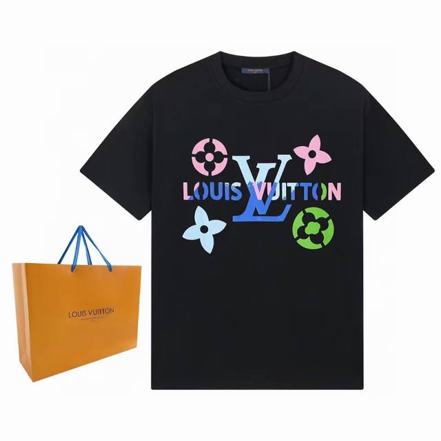 New model number: Vd132 Louis Vuitton 23Ss colorful gradient graffiti pattern L