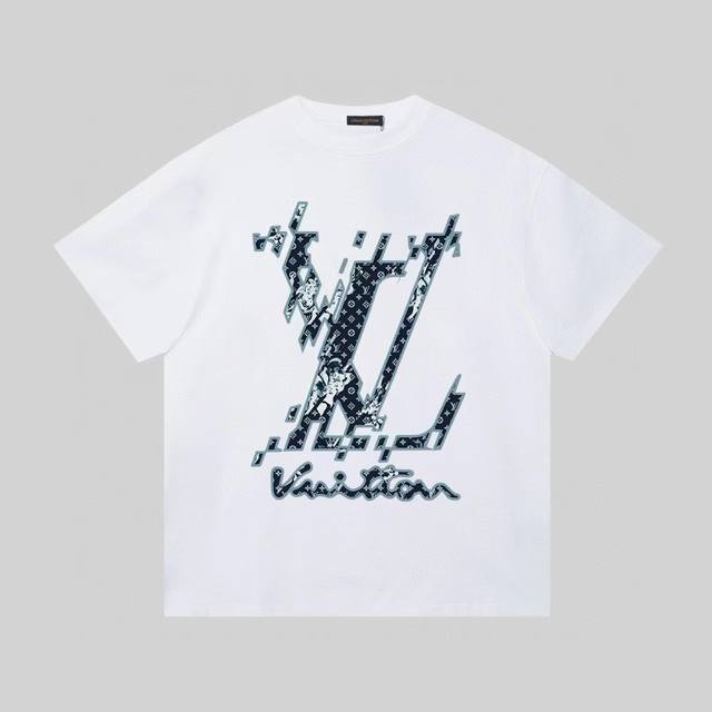 New model number: Vd80 Lv Early spring new printed round neck short-sleeved T-s
