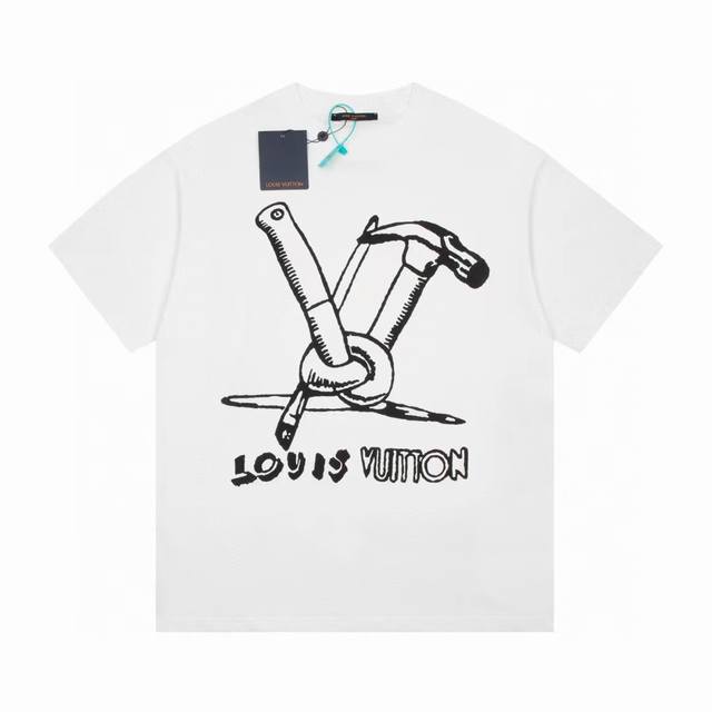 New model number: Vd71 High quality Lv Louis Vuitton 23Ss Hammer pattern letter