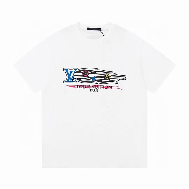 New model number: Vd44 New model, high quality 1V Louis Vuitton 23Ss short slee