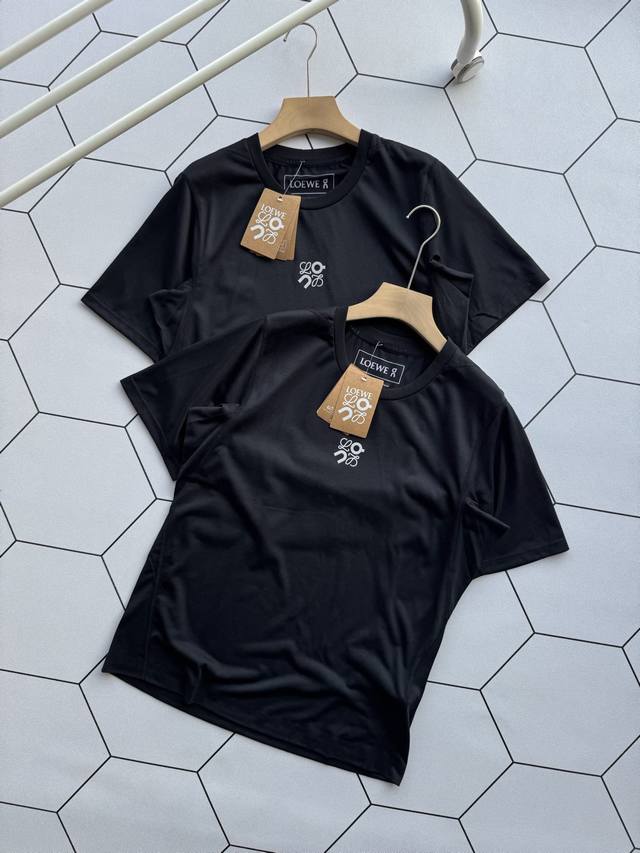 On co-branded Loewe quick-drying short sleeves! High-end quality, four-needle si