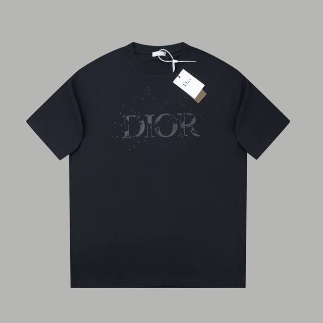 38# Ddior 24Ss new short-sleeves for early spring and summer, brand letter logo