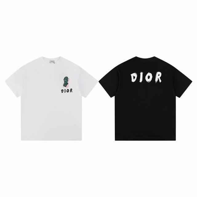 36# Ddior Dior boutique printed logo short-sleeved round neck T-shirt for men an