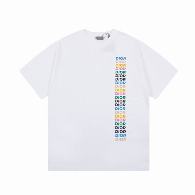 32# Ddior rainbow letter graffiti print Logo logo is refined and upgraded, inspi