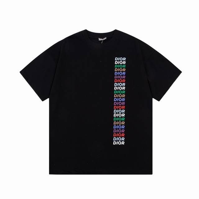 32# Ddior rainbow letter graffiti print Logo logo is refined and upgraded, inspi