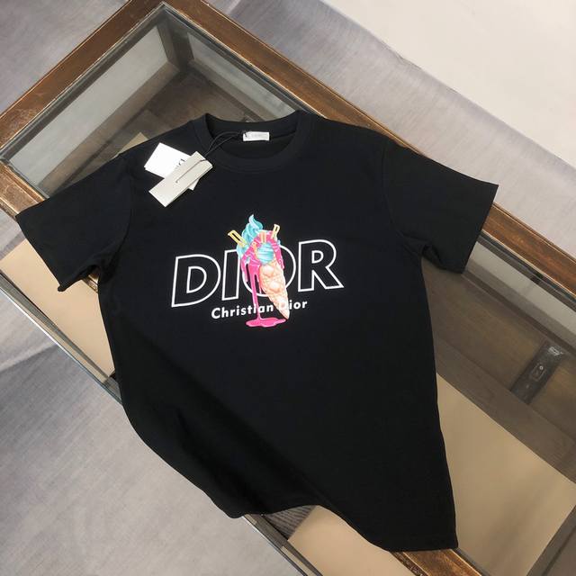 23# Ddior Dior 24 Spring and Summer latest couple short-sleeved T-shirt full set