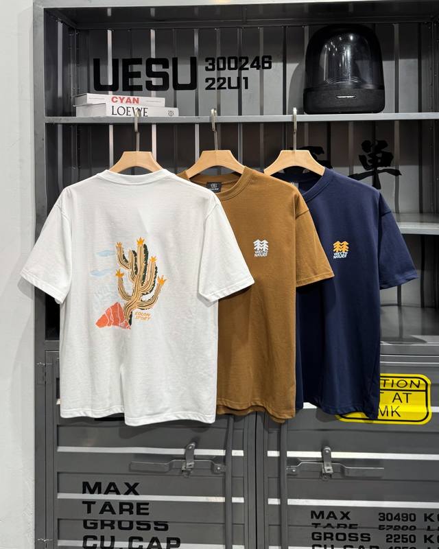 Nfc anti-counterfeiting top version Kolon Cactus short-sleeved T-shirt for men a