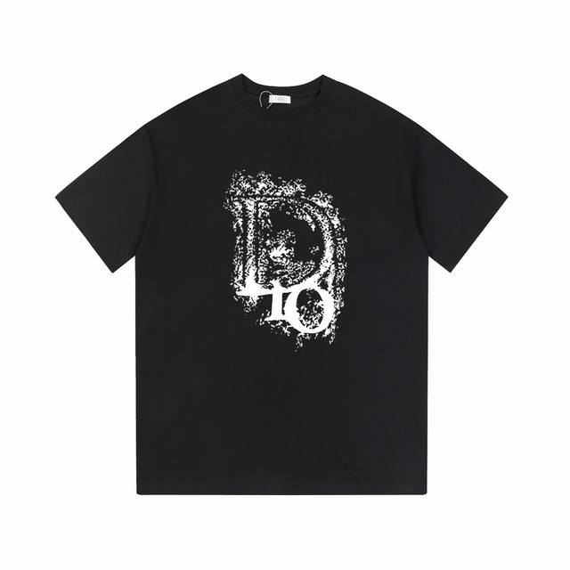 11# Ddior Dior 24Ss counter same round neck short sleeve T-shirt customized cott