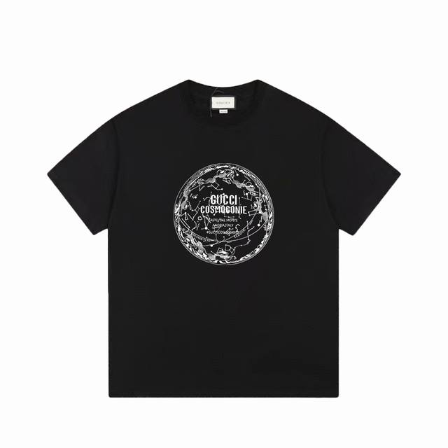 New model number: Gd752 Gducci Logo Logdo letter print versatile short-sleeved