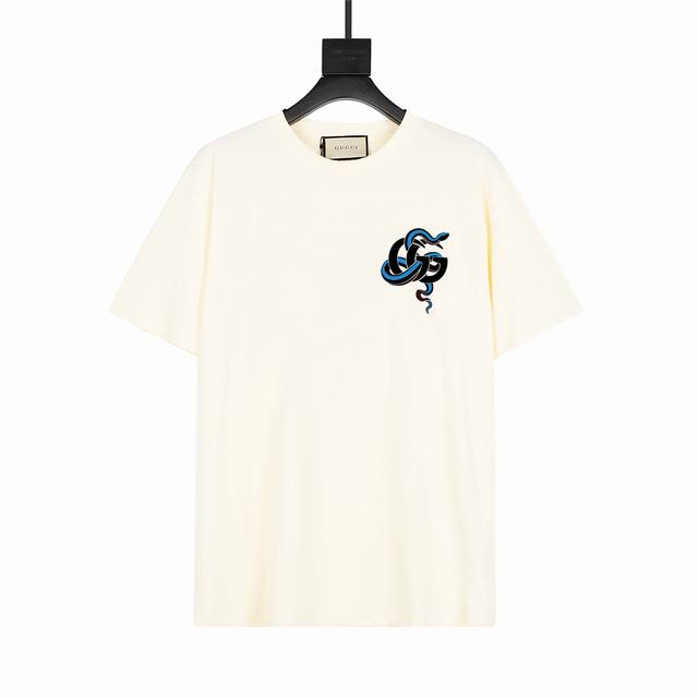 New model number: Gd739 Gducci Gucci Snake Year limited print short-sleeved T-s