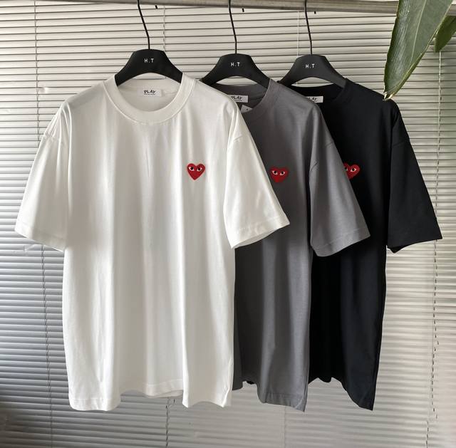 Kawakubo Rei's classic evergreen style, a couple's pure white short-sleeved T-s