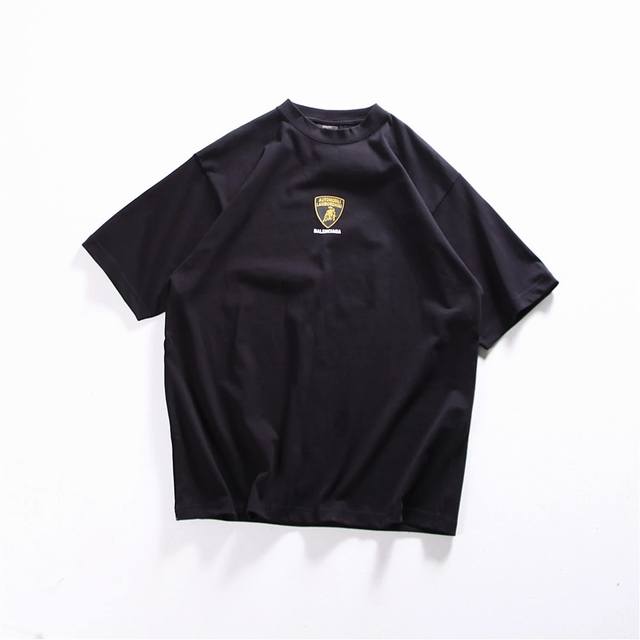 top version Balenciaga 2025 Paris X Daniel Lamborghini short-sleeved handsome t