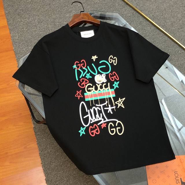 New model number: Gd638 Gducci limited edition jump letter Logdo round neck sho