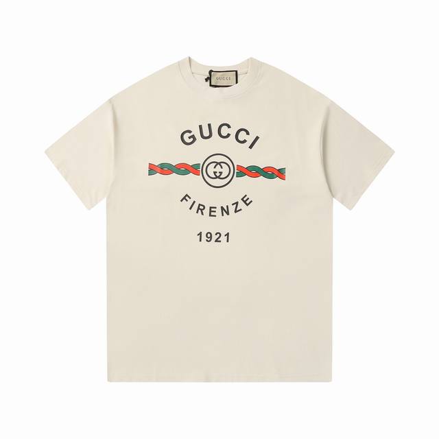 New model number: Gd634 Gducci classic double Gd print short-sleeved T-shirt Lo