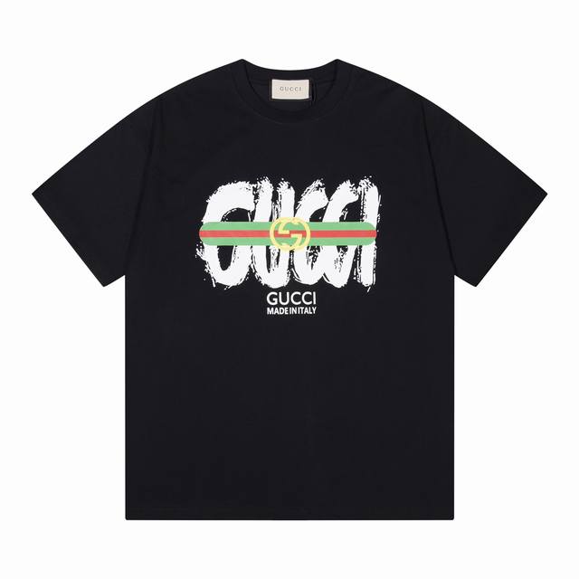 New model number: Gd616 Gucci front letter Logdo printed T-shirt The Logdo logo