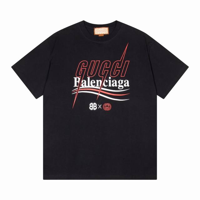 New model number: Gd615 Gucci Balenciaga co-branded 24Ss master hand-designed t