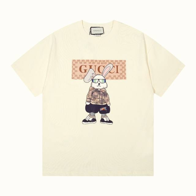 New model number: Gd603 Gducci~Gucci's new digital printed short-sleeved T-shir