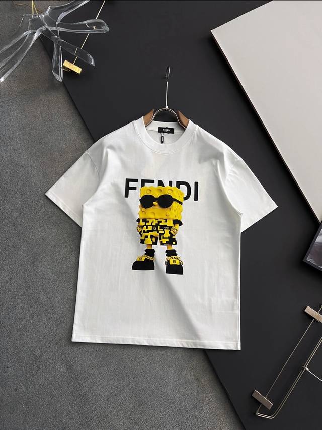 Style number: Fd60 Fendi 25Ss Master-designed trendy new printed round neck sho