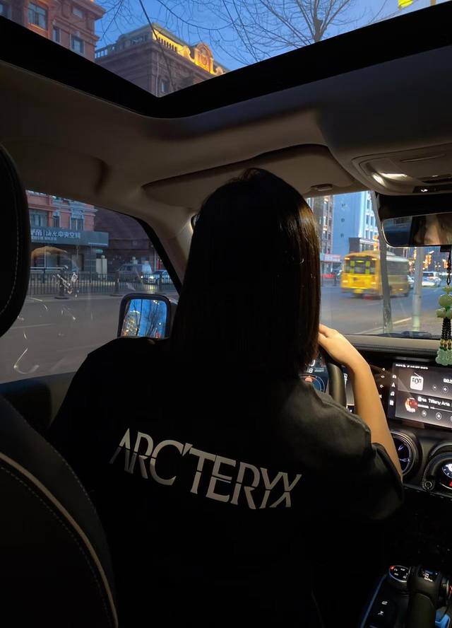 High quality! Arc'teryx couple short-sleeved T-shirt with embossed letters on t