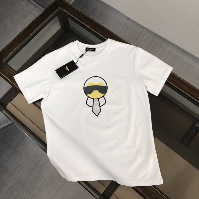 Style number: Fd52 Fendi 25Ss Master-designed trendy new printed round neck sho