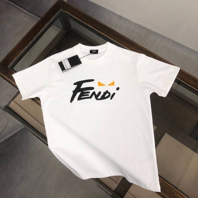 Style number: Fd38 Fendi 2025 new summer round neck short-sleeved T-shirt! - 26