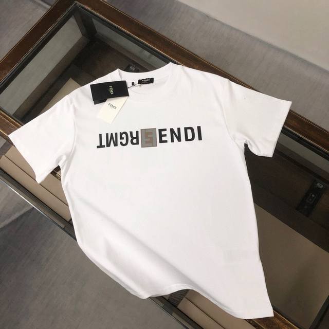 Style number: Fd36 Fendi 2025 new summer round neck short-sleeved T-shirt! - 26