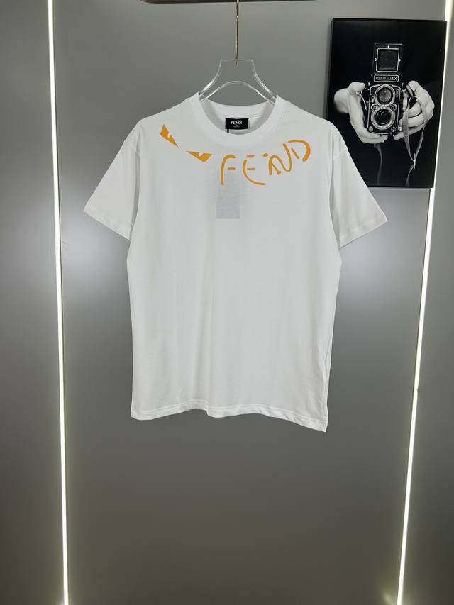 Style number: Fd35 Fendi 2025 new summer round neck short-sleeved T-shirt! - 26