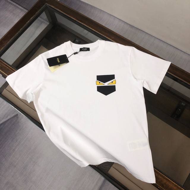 Style number: Fd31 Fendi 2025 new summer round neck short-sleeved T-shirt! - 26