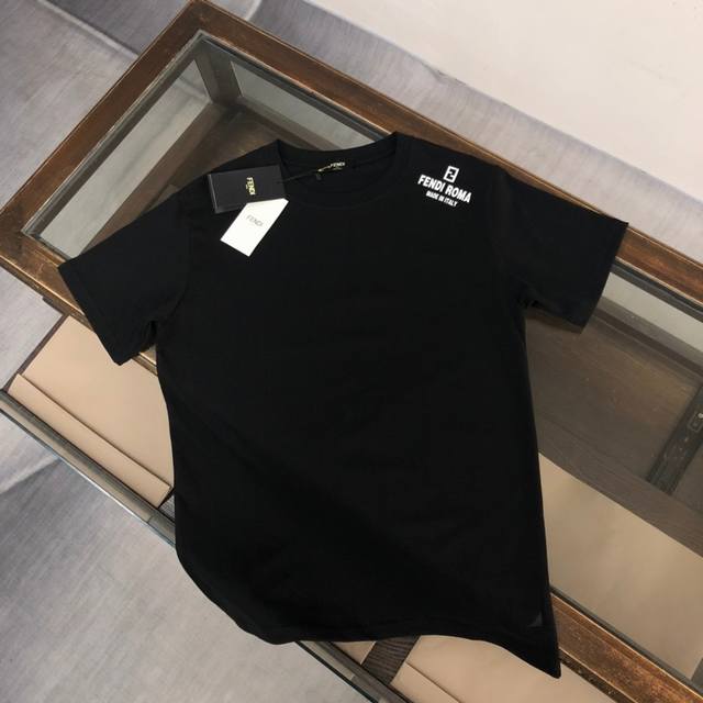 Style number: Fd29 Fendi 2025 new summer round neck short-sleeved T-shirt! - 26