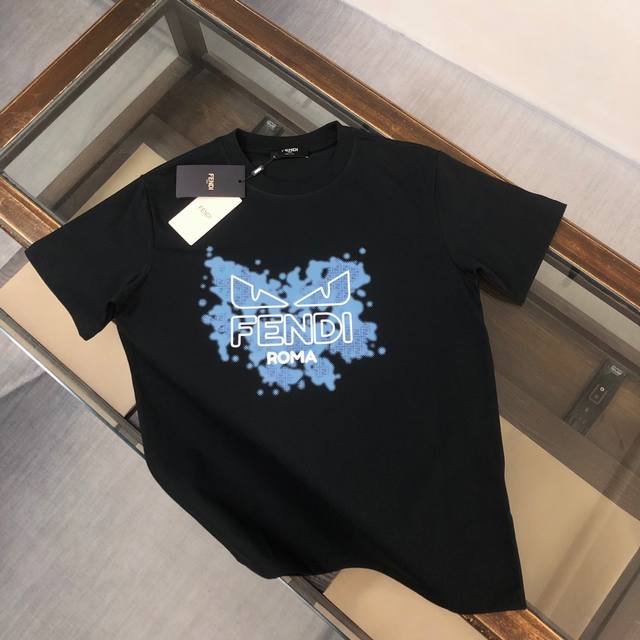 Style number: Fd26 Fendi 2025 new summer round neck short-sleeved T-shirt! - 26