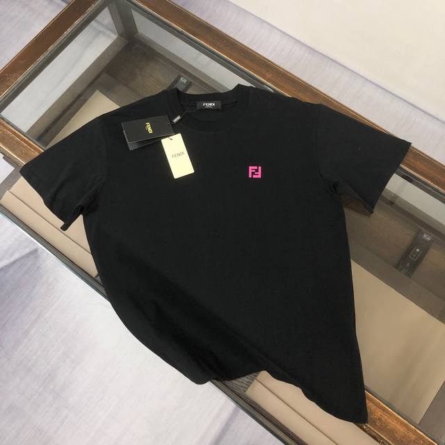 Style number: Fd25 Fendi 2025 new summer round neck short-sleeved T-shirt! - 26
