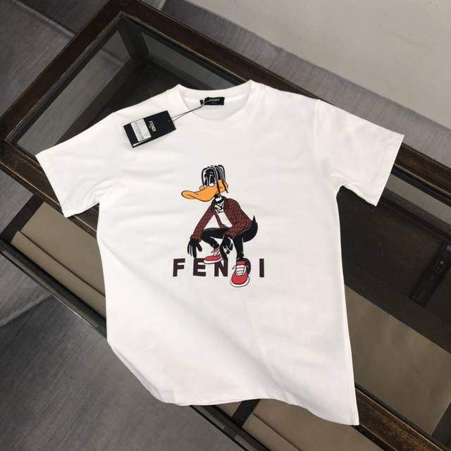 Style number: Fd20 Fendi 2025 new summer round neck short-sleeved T-shirt! - 26