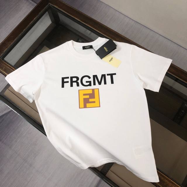 Style number: Fd18 Fendi Fendi 2025 new summer round neck short-sleeved T-shirt