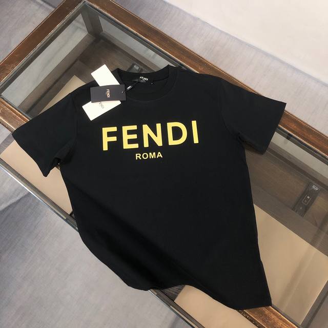 Style number: Fd17 Fendi 2025 new summer round neck short-sleeved T-shirt! - 26
