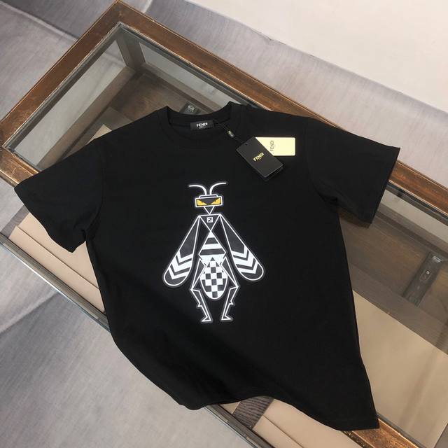 Style number: Fd16 Fendi 2025 new summer round neck short-sleeved T-shirt! - 26