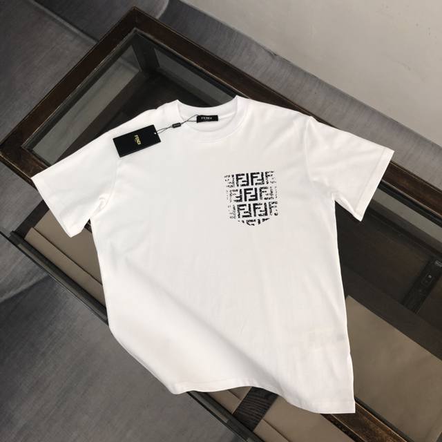 Style number: Fd15 Fendi 2025 new summer round neck short-sleeved T-shirt! - 26