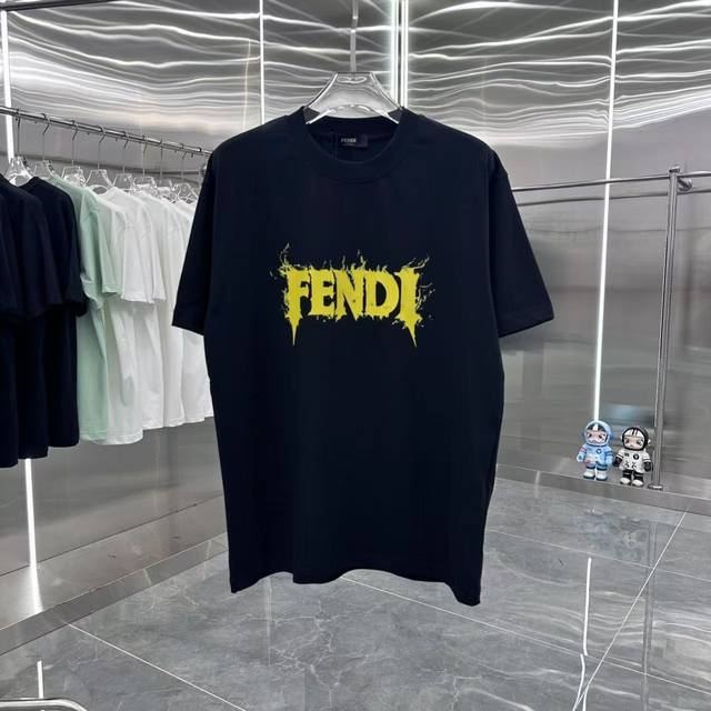 Style number: Fd10 Fendi Fendi 2025 new summer round neck short-sleeved T-shirt