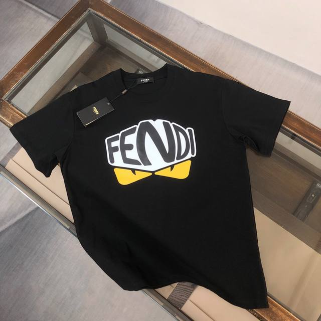Style number: Fd05 Fendi 2025 new summer round neck short-sleeved T-shirt! - 26
