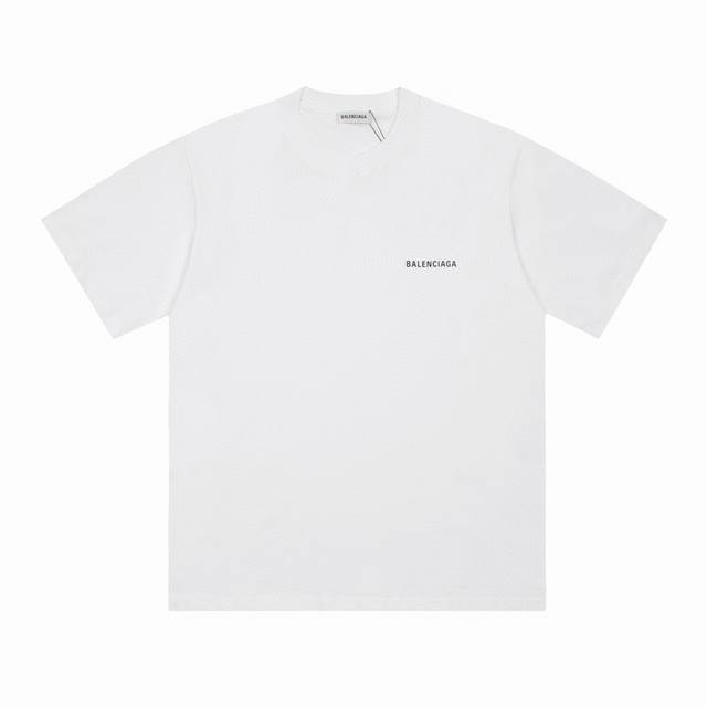 Balenciaga Balenciaga small logo and letter couple short-sleeved T-shirt is made