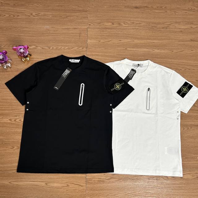 Stone Island Stone Island chest zipper functional short sleeves Selected quality