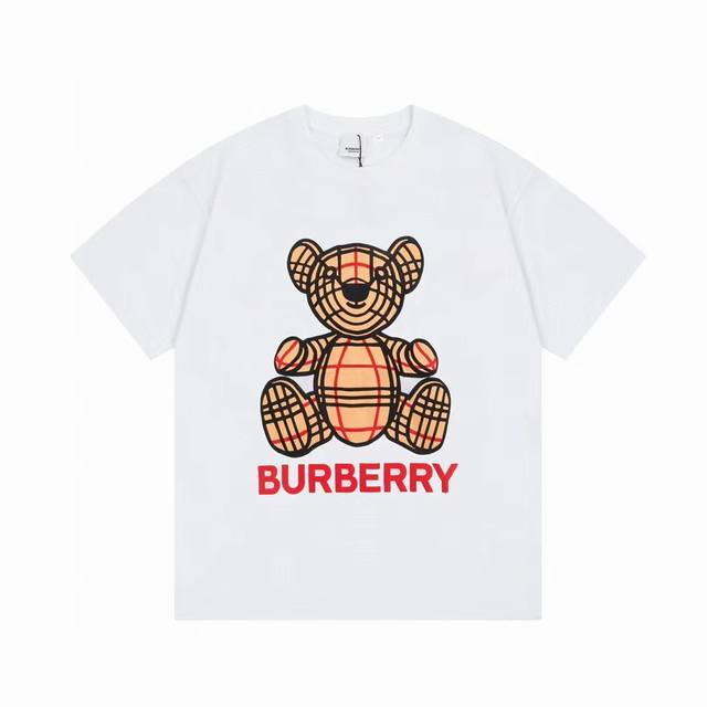 New model number: Ld61 Ldurlderry classic bear white ink embossed short sleeves